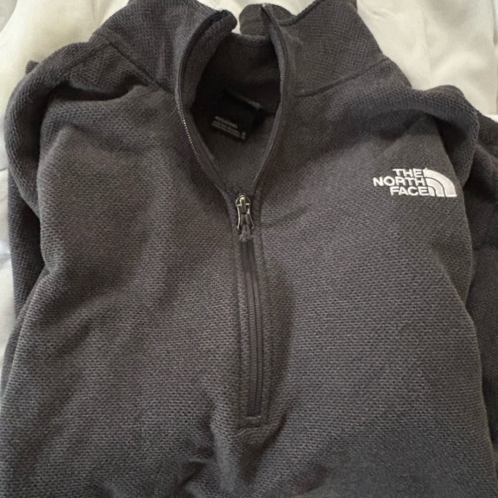 The North Face Men's Charcoal Zip-Up Sweater